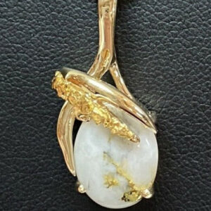 GOLD IN QUARTZ WITH NUGGETS PEND. PN819NQX