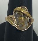 Ladies Gold in Quartz Ring RL5490LQ