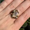 Gold in Quartz Ring - Lady RL1028Q - Image 5