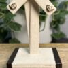 Gold in Quartz Post Earring - EJ36Q - Image 2