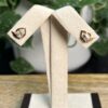 Gold in Quartz Post Earring - EJ36Q