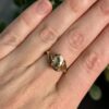 Gold in Quartz Ring - Lady RL586Q - Image 4