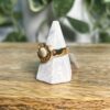 Gold in Quartz with Natural Nuggets Ring - Lady RLEA5Q - Image 6