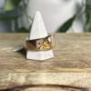 Gold in Quartz with Diamonds Ring - Men's RMDL94XNDQ - Image 2