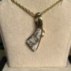 Gold in Quartz Pendant - PDL8LQX