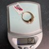 Gold in Quartz with Diamonds Ring - Lady RL977DQ - Image 2