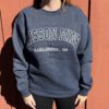 Navy Embroidered Sweatshirt Small
