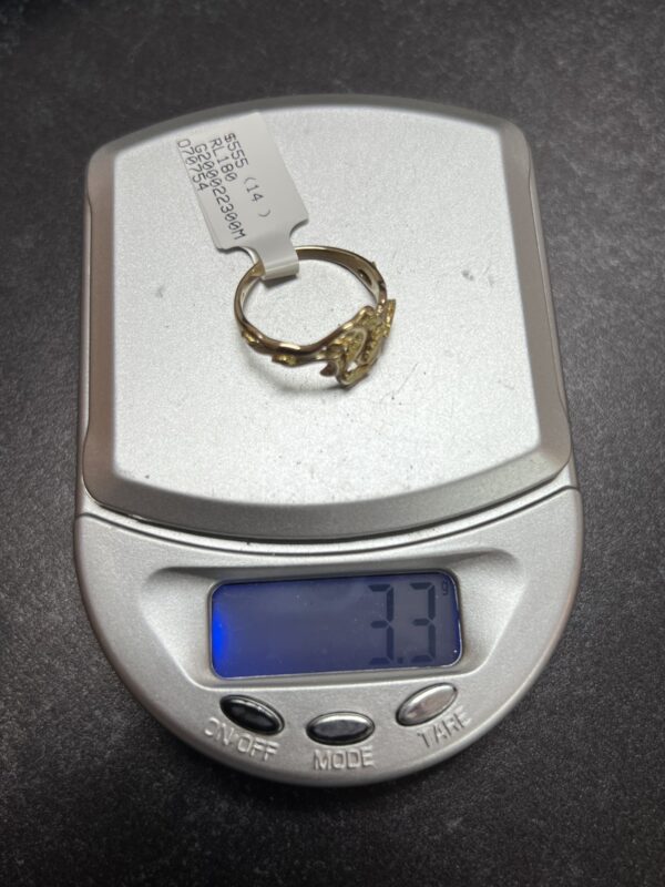 Natural Gold Nuggets mounted on 14KT Gold Ring RL180 - Image 6