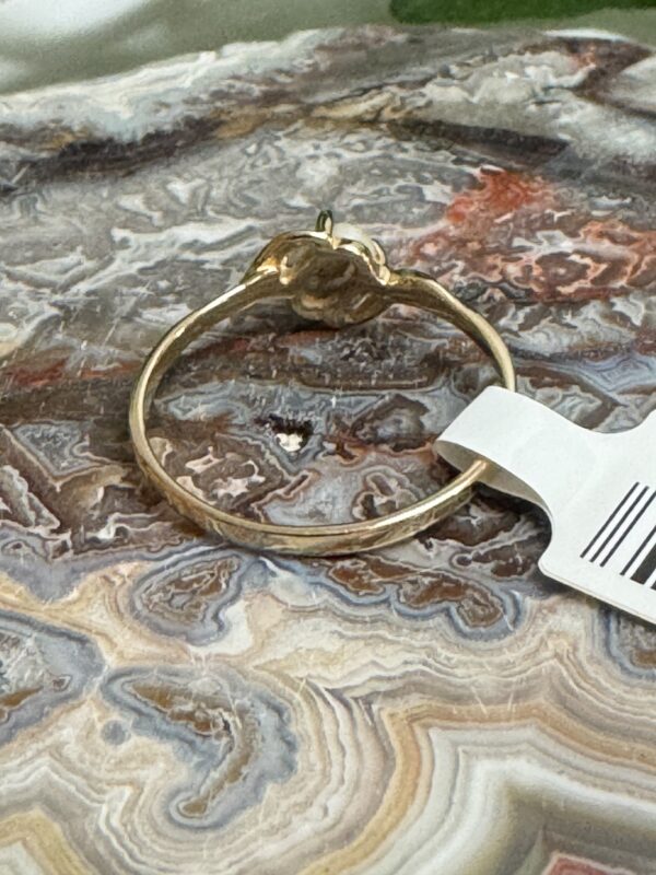 Gold in Quartz Ring - Lady RL789Q - Image 2