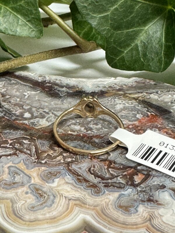 Gold in Quartz Ring - Lady RL751Q - Image 3