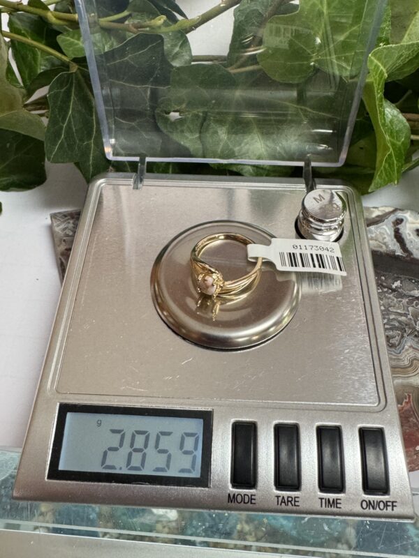 Gold in Quartz / with Nuggets Ring - Lady RL696Q - Image 6