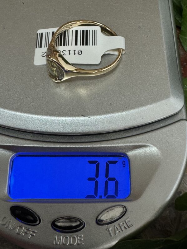 Gold in Quartz Ring with Natural Gold Ring RL650Q - Image 6
