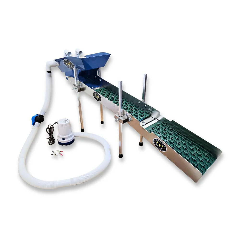 6X24 Transformer Sluice Box with Dream Mat With Pump | Gold Mining Equipment